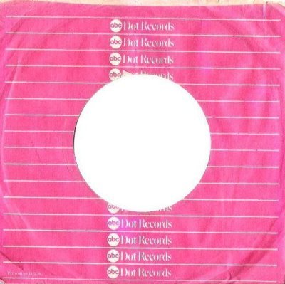 ABC-Dot / ABC DOT Records - repeated, with horizontal lines / Light Red-White (Record Company Sleeve, 7&quot;)