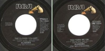 Alabama / The Closer You Get | RCA PB-13524