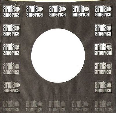 Ariola America / Rectangular Logo Pattern on Both Sides / Black-Gray-White (Record Company Sleeve, 7&quot;)