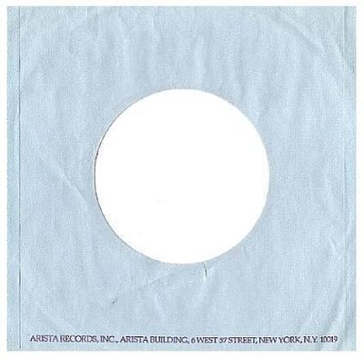 Arista / Shows Arista Address in Purple Print at Bottom / Light Blue-Purple (Record Company Sleeve, 7&quot;)