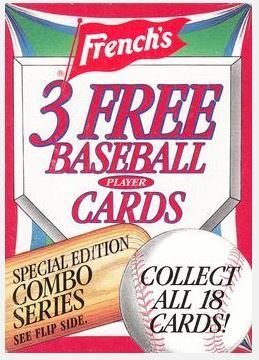French&#39;s Checklist (1992) / Special Edition Combo Series (Baseball Card) / Checklist 1-18