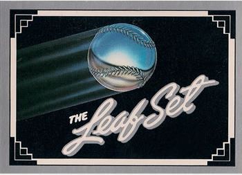 Leaf Bonus Card (1991) / &quot;The Leaf Set&quot; (Baseball Card) / Bonus