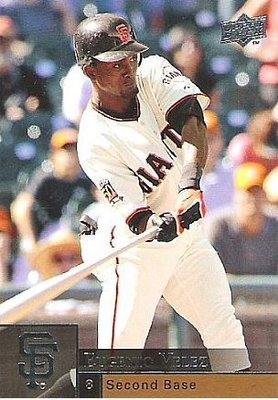 Velez, Eugenio / San Francisco Giants (2009) / Upper Deck #854 (Baseball Card)