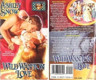 Snow, Ashley / Wild Wanton Love (1993) / Zebra Books
