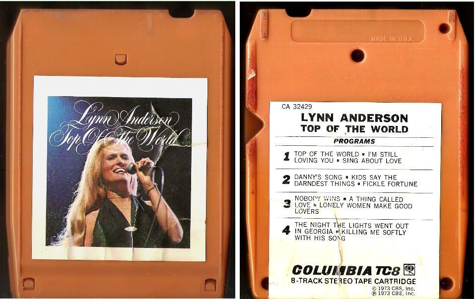 Anderson, Lynn / Top of the World (1973) / Columbia CA-32429 (8-Track Tape)