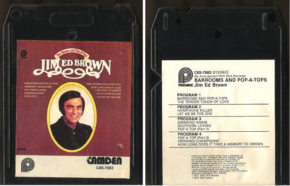 Brown, Jim Ed / Bar-Rooms and Pop-A-Tops (1980) / Pickwick-Camden C8S-7083