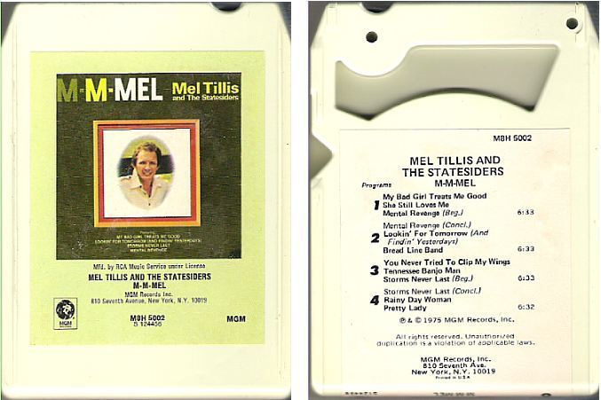 Tillis, Mel / M-M-Mel (1975) / MGM M8H-5002
