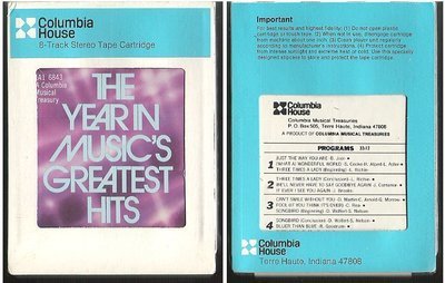 Realistics, The / The Year In Music's Greatest Hits - Easy Listening Edition (1978) / Columbia House 1A1-6843