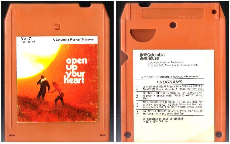 Various Artists / Open Up Your Heart - Vol. 7 (1974) / Columbia House 1A1-6116