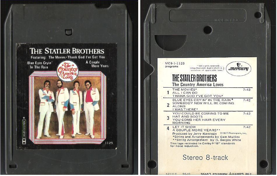 Statler Brothers, The / The Country America Loves (1977) / Mercury MC8-1-1125