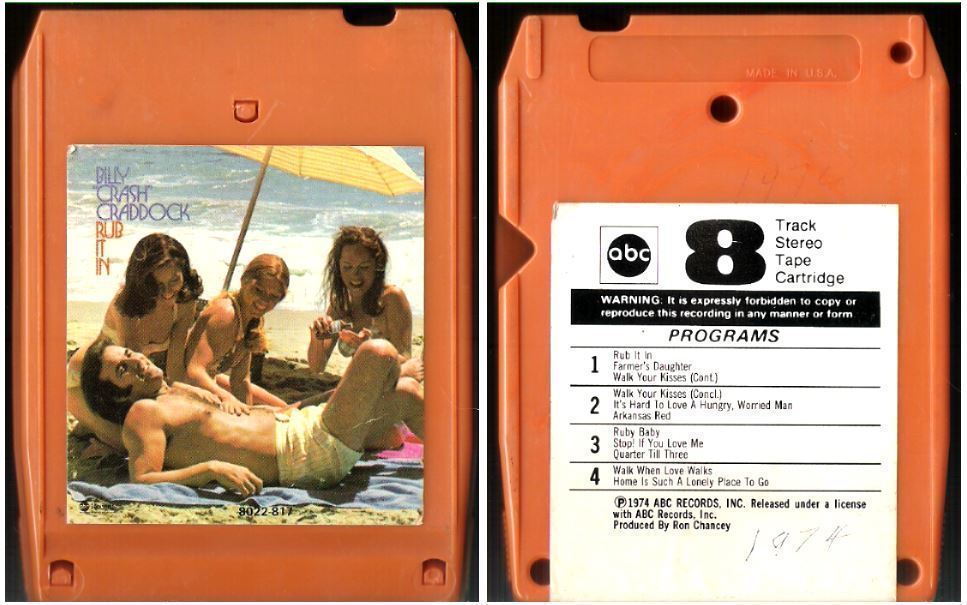 Craddock, Billy "Crash" / Rub It In (1974) / ABC 8022-0817