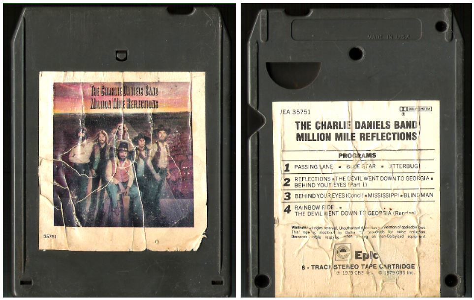 Daniels, Charlie (Band) / Million Mile Reflections (1979) / Epic JEA-35751 (8-Track Tape)