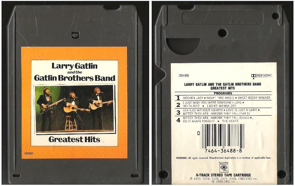 Gatlin, Larry (+ The Gatlin Brothers Band) / Greatest Hits (1980) / Columbia JCA-36488 (8-Track Tape)