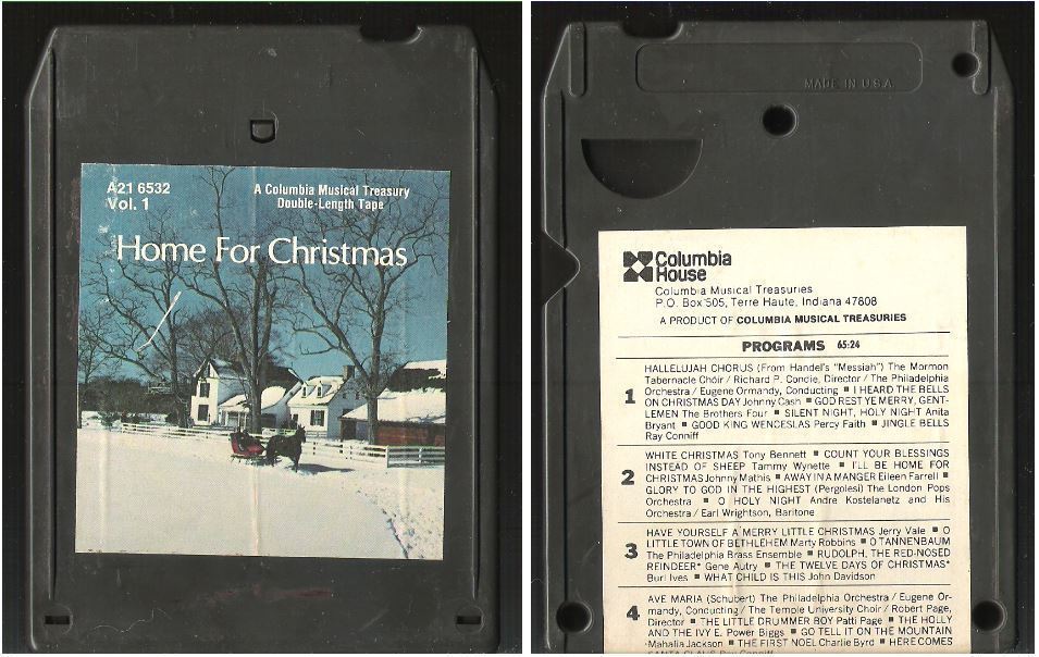 Various Artists / Home For Christmas - Vol. 1 (1971) / Columbia House A21-6532