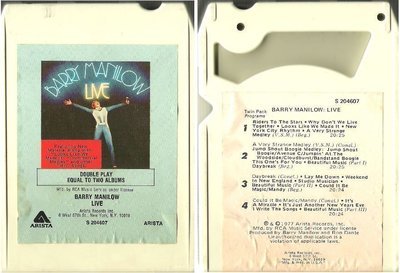 Manilow, Barry / Barry Manilow Live (1977) / Arista S-204607