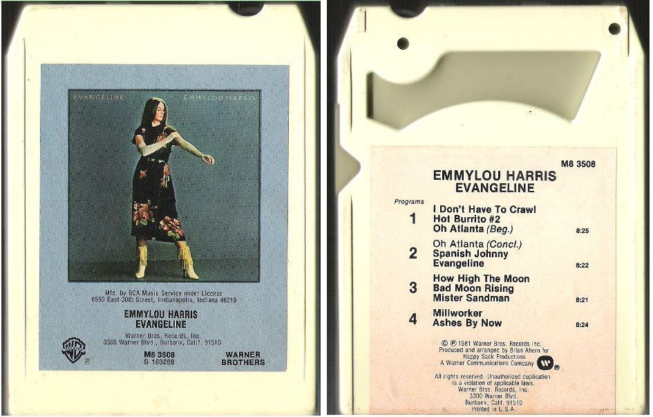 Harris, Emmylou / Evangeline (1981) / Warner Bros. M8-3508