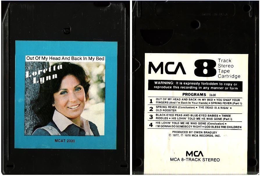 Lynn, Loretta / Out of My Head and Back in My Bed (1978) / MCA MCAT-2330