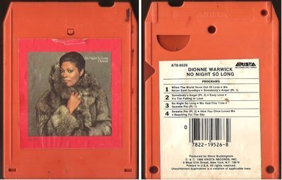 Warwick, Dionne / No Night So Long (1980) / Arista AT8-9526