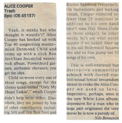 Cooper, Alice / Trash (1989)