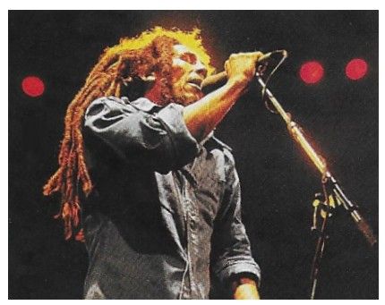 Marley, Bob / On Stage-Red Lights in Background (1979)