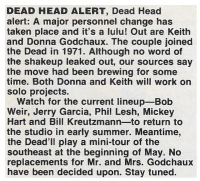 Grateful Dead / Dead Head Alert (1979)