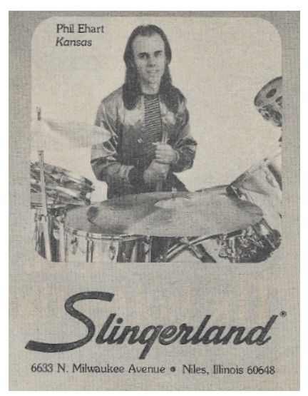 Kansas / Phil Ehart: Slingerland Drums (1979)