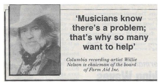 Nelson, Willie / Musicians Know There&#39;s a Problem (1987)