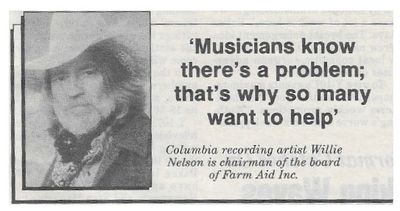 Nelson, Willie / Musicians Know There&#39;s a Problem (1987)