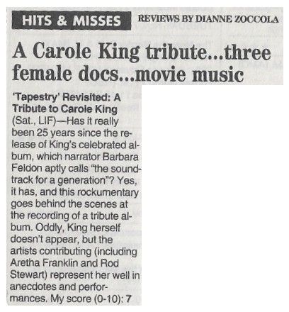 King, Carole / Tapestry Revisited: A Tribute to Carole King (1995)
