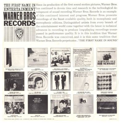 Warner Bros. / The First Name in Entertainment (1962)