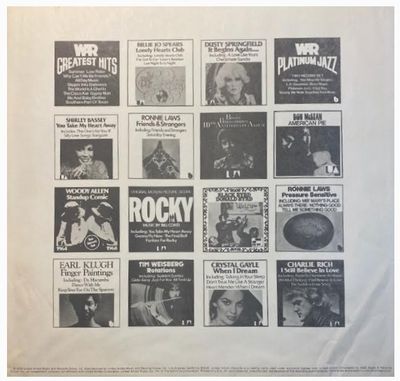 United Artists / 16 Albums Shown on Each Side (1978)