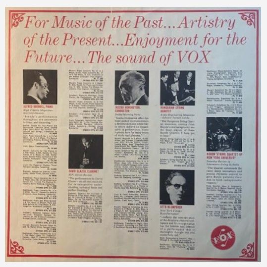 Vox / For Music of the Past (White-Purple)