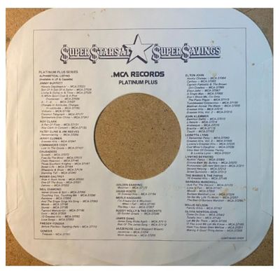 MCA / Platinum Plus - Super Stars at Super Savings (1980)