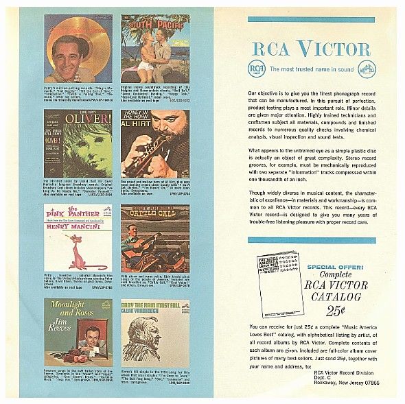 Rca Victor / The Most Trusted Name in Sound (1966) / RCA 21-112-1-43G