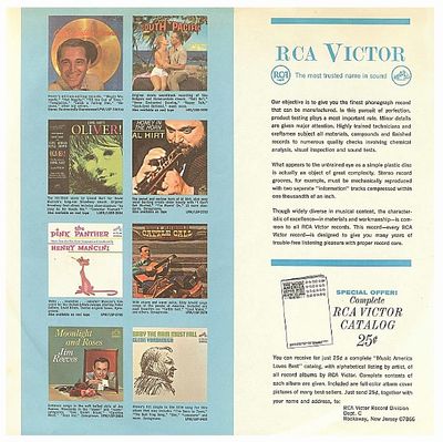 Rca Victor / The Most Trusted Name in Sound (1966) / RCA 21-112-1-43G