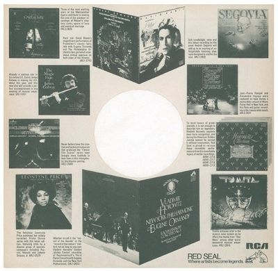 Rca Red Seal / Where Artists Become Legends (1978)