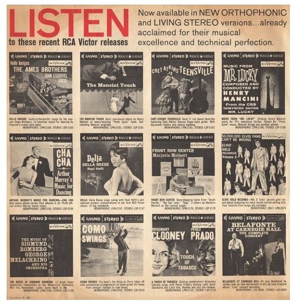 Rca Victor / Listen to These Recent RCA Victor Releases (1960) / 21-112-1 Pt. 22C