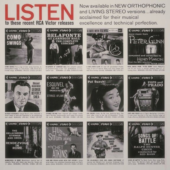 Rca Victor / Listen to These Recent RCA Victor Releases (1959)