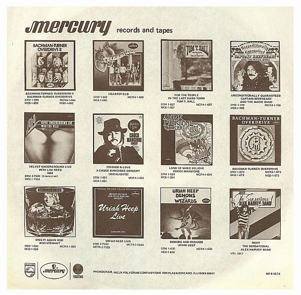 Mercury / Mercury Records and Tapes (1974)