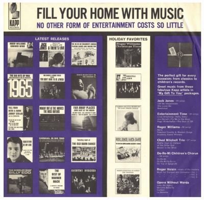 Kapp / Fill Your Home with Music (1965)