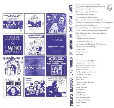 Philips / One World of Music on One Great Label (1965)