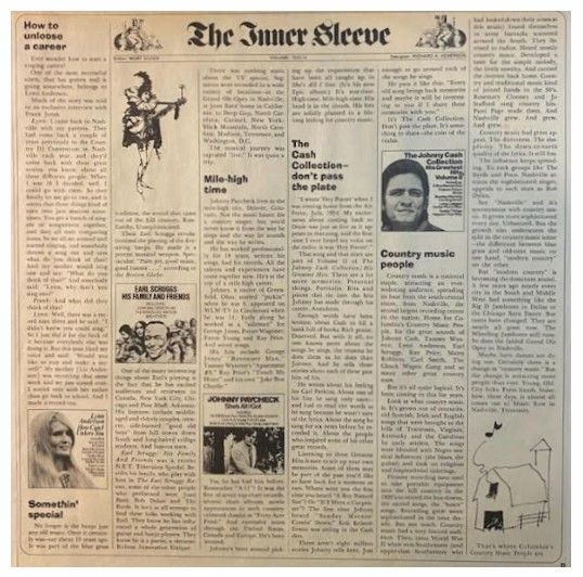 Columbia / The Inner Sleeve (1972) / Volume: 72D1/4