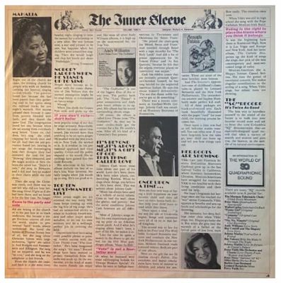 Columbia / The Inner Sleeve (1972) / Volume: 72B2/4