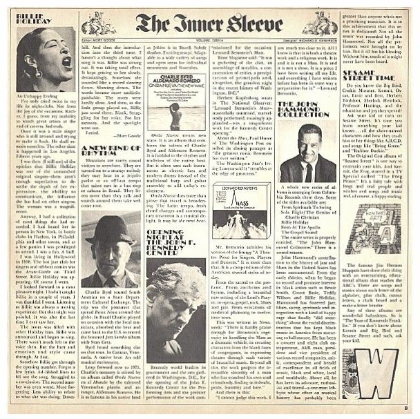 Columbia / The Inner Sleeve (1972) / Volume: 72B2/4