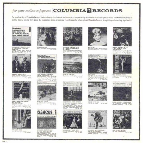 Columbia / For Your Endless Enjoyment (1957)