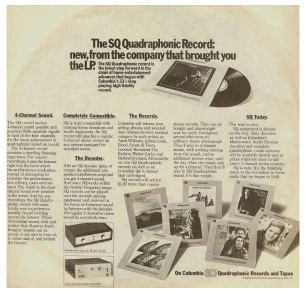 Columbia / The SQ Quadraphonic Record (1972)