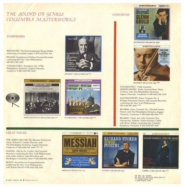 Columbia Masterworks / The Sound of Genius (1961)