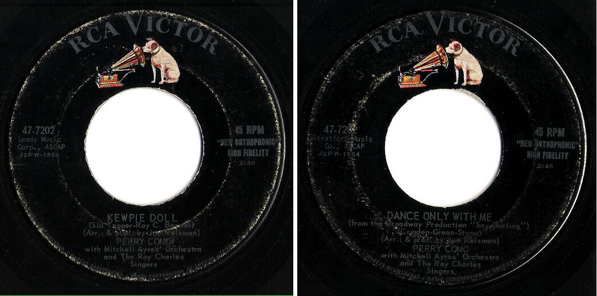 Como, Perry / Kewpie Doll (1958) / RCA Victor 47-7202 (Single, 7" Vinyl)
