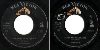 Gibson, Don / Anything New Gets Old (Except My Love for You) (1963) / RCA Victor 47-8192 (Single, 7&quot; Vinyl)