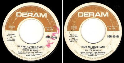 White Plains / My Baby Loves Lovin&#39; (1970) / Deram DEM-85058 (Single, 7&quot; Vinyl)